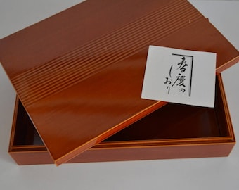 Hida Takayama urushi lacquerware box, Japanese Shunkei nuri box