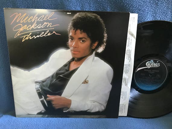 Vintage Michael Jackson Thriller Vinyl LP Record