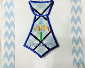 Baby boy First Birthday outfit, 1st Birthday cake smashing outfit.