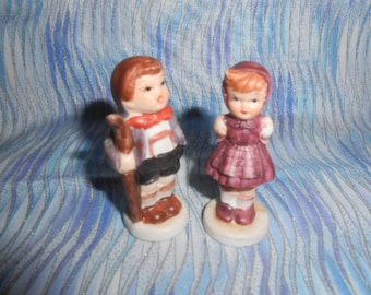 Miniature Ceramic Hummel-Type Figurines