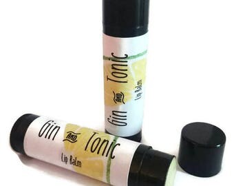 Gin and Tonic Lip Balm- Alcohol Lipbalm- Cocktail- Girls Night- Party- Wedding Favour- G and T