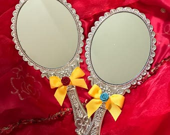 Beauty and the Beast Handheld Enchanted Mirror