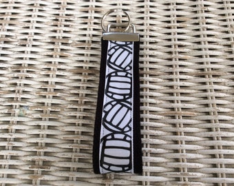 Girls Volleyball Keychain - Womens Sports Key Fob - Custom Keychain - Key Fob Wristlet -Key Holder - Key Fob keychain - Volleyball Gift