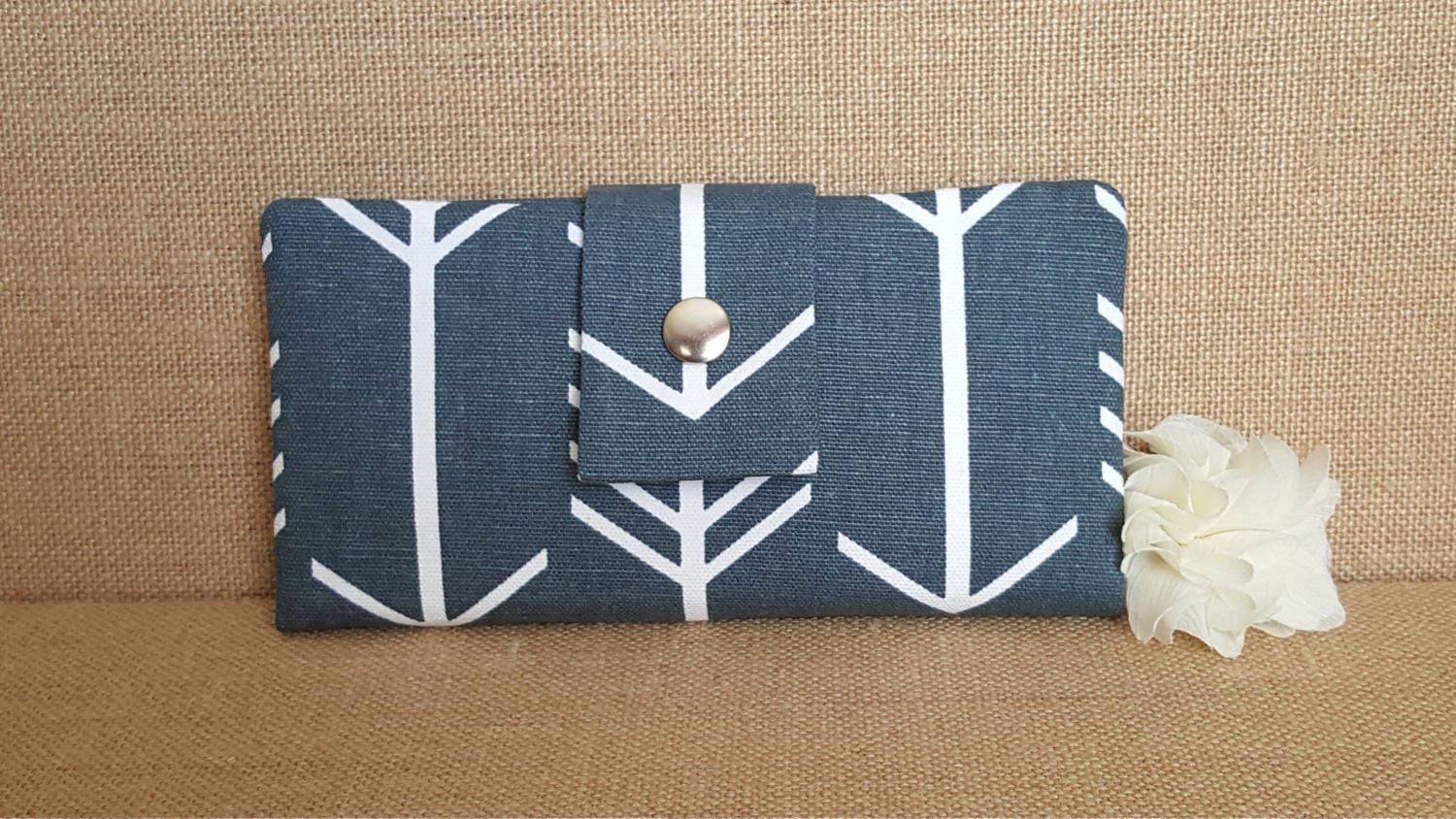 Womens Wallet Fabric Wallet Women's Bifold Wallet