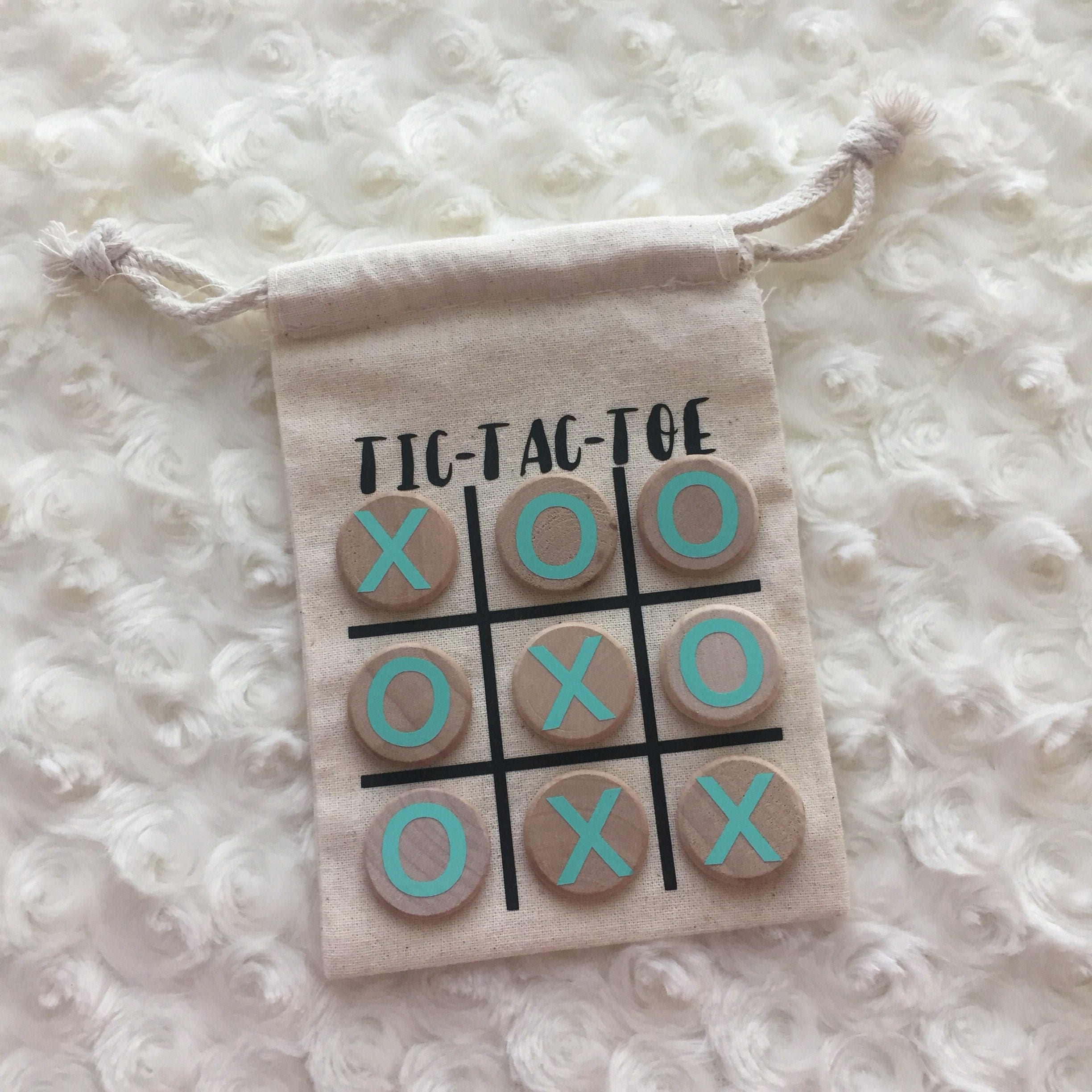 Tic Tac Toe Tic Tac Toe Bag Party Favor Game Bag