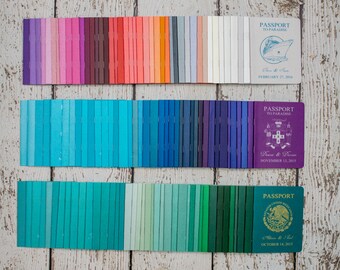 Passport Invitation for your destination wedding - Custom handmade invites from Canada by ---- www.empireinvites.ca ---