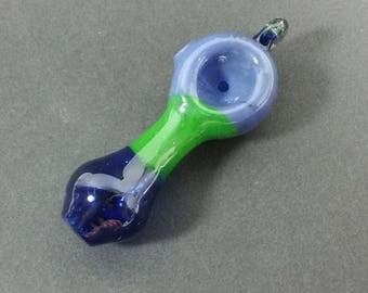 Glass Pipes 3 color Pendant Pipe Collectable Tobacco Pipe