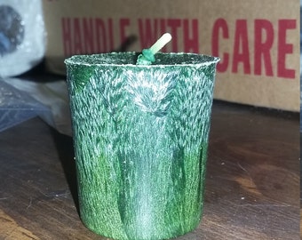 Palm wax aromatherapy votive candle