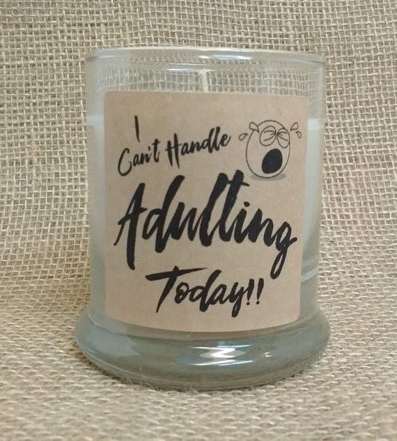 Custom Candle Inspirational Candle Quote Candle Funny