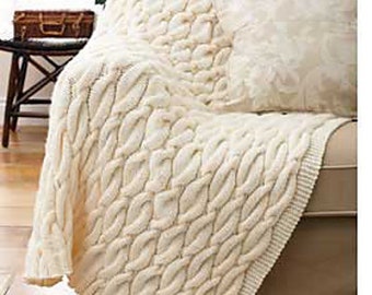 King blanket 98”x90” (250x230 cm) | Knitted blankets ...