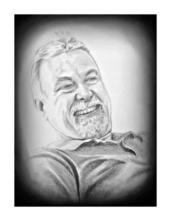 Custom Portrait Drawing from Photo Pencil Sketch from Photo