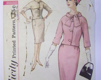 VINTAGE 1960s Simplicity 4770 Misses SUIT Pattern sz 14 UNCUT