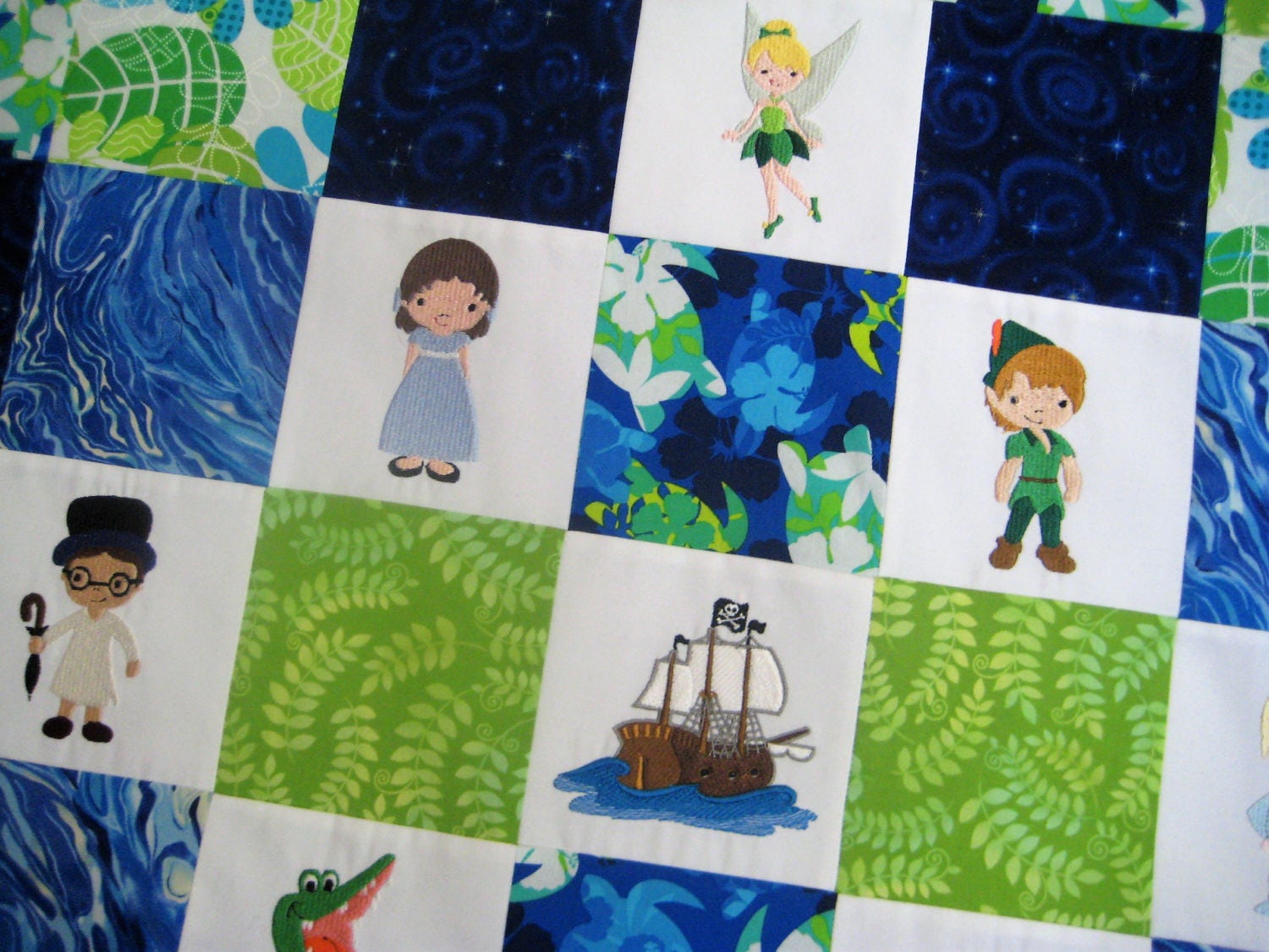 made-to-order-peter-pan-embroidered-baby-quilt-modern