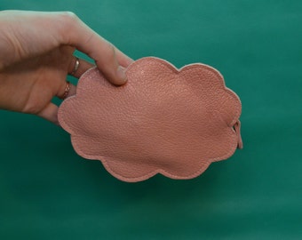 Porte-monnaie Maïa - nuage - cuir