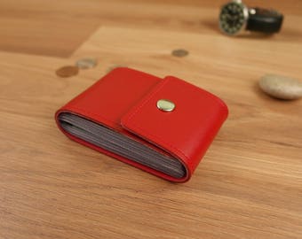 Leather Card Holder, PERSONALIZED, Credit card wallet, Credit card organizer, Leather Card Case, Credit Card Holder, leather card wallet