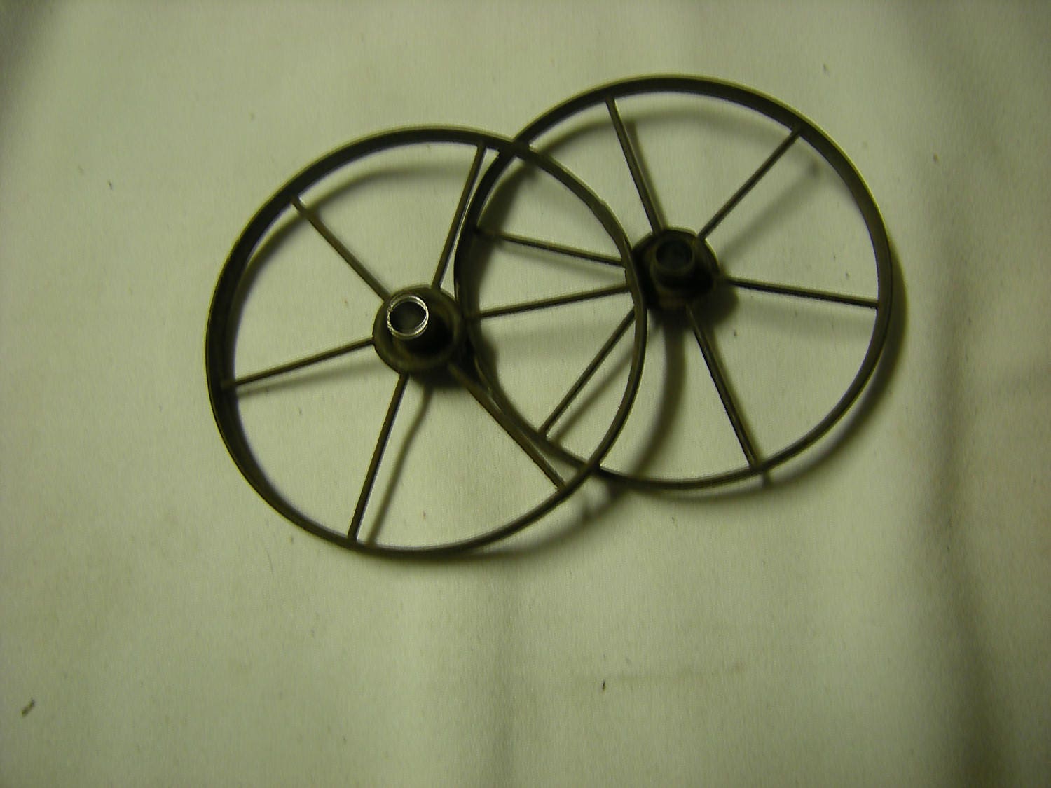 2 metal wheelsdoll buggy wheelssuppliesreplacementbuggy parts