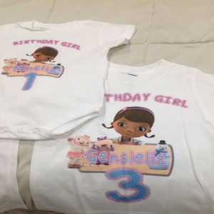 doc mcstuffins custom birthday shirt