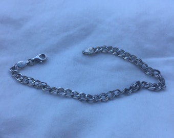 Vintage Italian SU Sterling silver Charm Bracelet