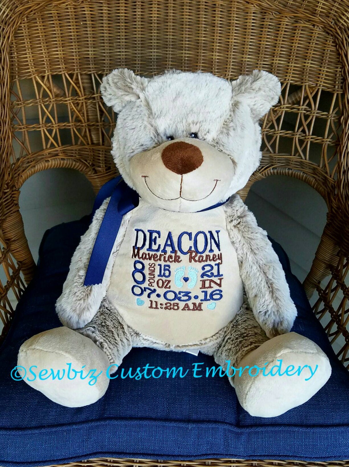 Personalized Baby Gift Personalized Stuffed Animal monogrammed