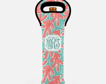 monogram insulated wine bag