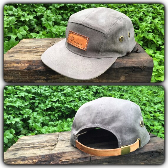 5 Panel waxed duck canvas hat