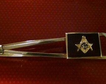 Vintage Masonic G Tie Bar 12K