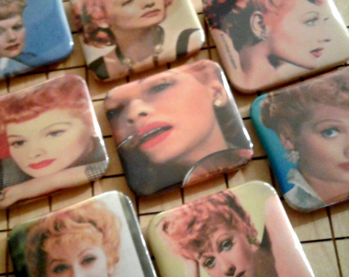 Fridge Magnets, Lucille Ball, Magnets, Lucy, Old Holloywood, Strong Magnets