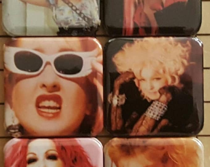 Button Pins, Cyndi Lauper, Photo Pins, Button Pins, Badge Pins, Band Pins