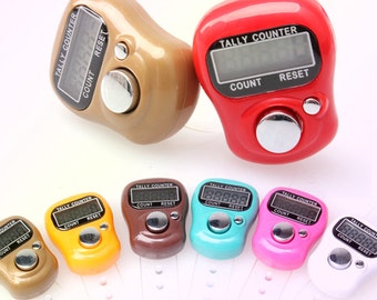Digital row counter for crochet, knitting or even golf