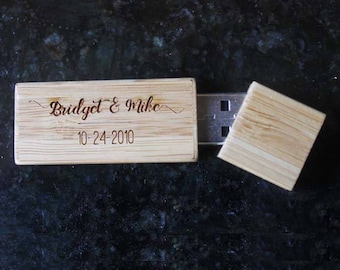 Wedding 8 Gb USB, Personalized Wedding Favor, USB Photographers, Wedding Flash Drive, Personalized Flash Drive, Custom USB Drive, 8gb usb