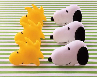 Peanuts® Snoopy and Woodstock Cupcake Rings (12), Snoopy Cake Picks, Pinata Filler, Loot Bag Filler, Party Favor, Snoopy Birthday Party