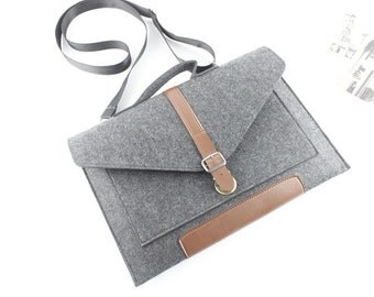 felt New Macbook Pro 13 sleeve, New Macbook Pro 13 case, Macbook Pro Case, Macbook Pro 13.3 Case, Macbook Pro Sleeve, Laptop case SJ222