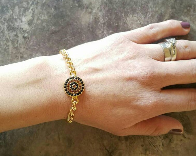 Gold charm bracelet Charm gold jewelry gold bracelet gold jewelry shinny gold bracelet