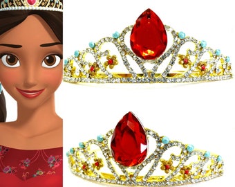 SALE! ELENA CROWN, Elena Of Avalor Crown , Elena Of Avalor Tiara,Elena Of Avalor Metal Rhinestone Tiara, Elena Costume ,Princess Elena Party