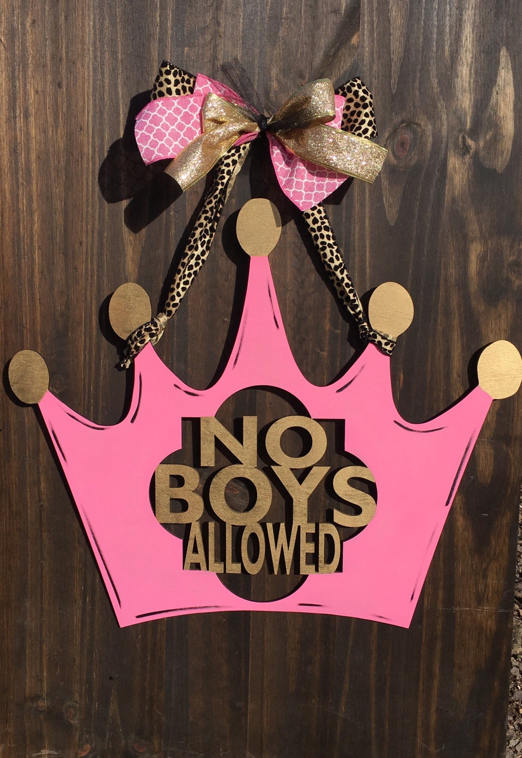 No boys allowed door hanger no boys allowed sign no boys