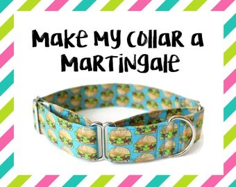 Make My Collar a Martingale, SEE DETAILS + IMAGES, Martingale Collar, Martingale Upgrade, Martingale Collar, Martingale, 5/8", 1", 1.5", 2"