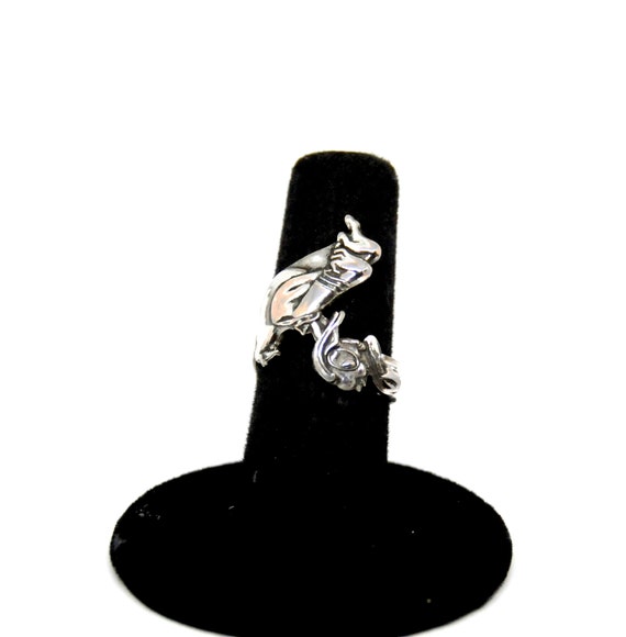 donald duck ring metal ring disney ring spoon ring