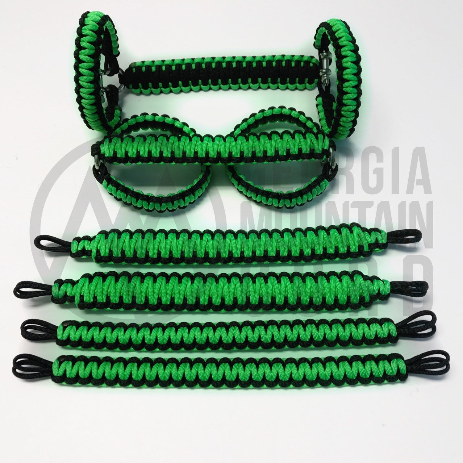 Paracord Grab Handles RollBar Mount Full Set Jeep JK/JKU in