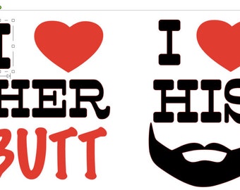 Download I Love His Beard Svg - Layered SVG Cut File - Enjoy straightforwar...