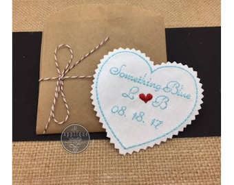Wedding Dress Patch, Dress label Patch, Bride Gift, Tie Patch, Groom inside of Coat, Mom dress label, Embroidered gift