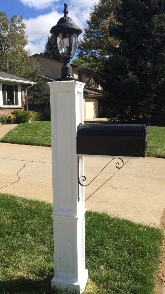 Decorative Scroll Mailbox Holder Bracket FREE SHIPPING