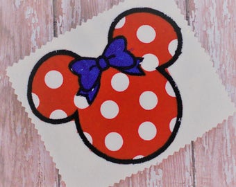 Disney Applique Design - Minnie Mouse Embroidery Design - Disney Download - Minnie Mouse Pattern - Applique Minnie Mouse