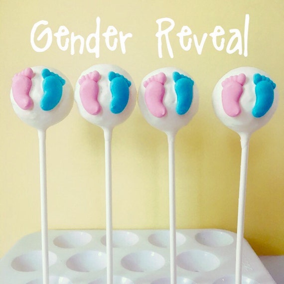 12 Gender Reveal Cake Pops