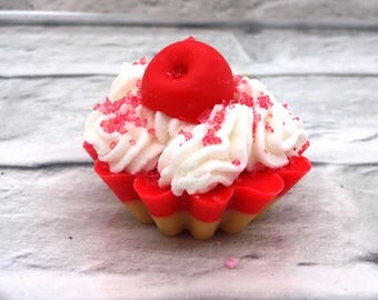 Cherry Bakewell Wax Melt Tart