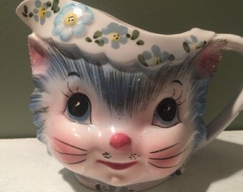Vintage Lefton Miss Priss Creamer Excellent Condition