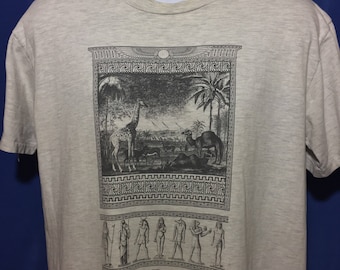 Vintage 1980s Banana Republic Egyptian t shirt rare *M