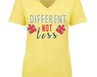 Different Not Less - Autism Awareness Shirt (Girls/Women)