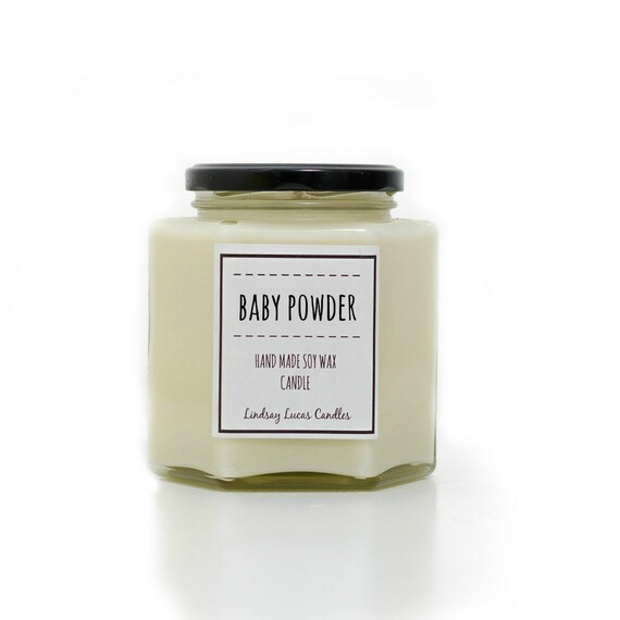 Baby Powder Scented Candle Baby Powder Candle Strong Scented