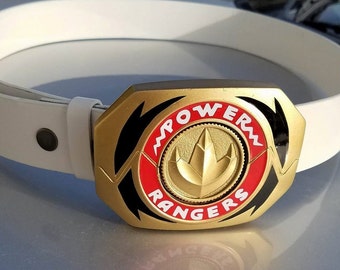 Mighty Morphin Power Rangers prop morpher buckle finished and wearable and one coin
