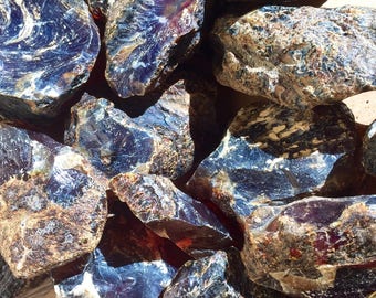 Rare BLUE Amber! 100% Natural, With Amazing Color Change Properties! Great Lapidary/Carving/Collectible Amber!